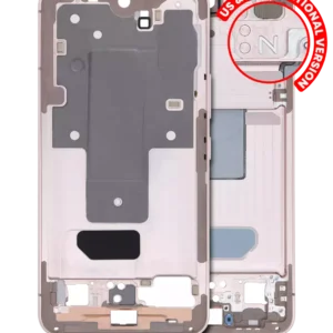 Mid-Frame Housing For Samsung Galaxy S22 5G (US & International Version) (Pink Gold)