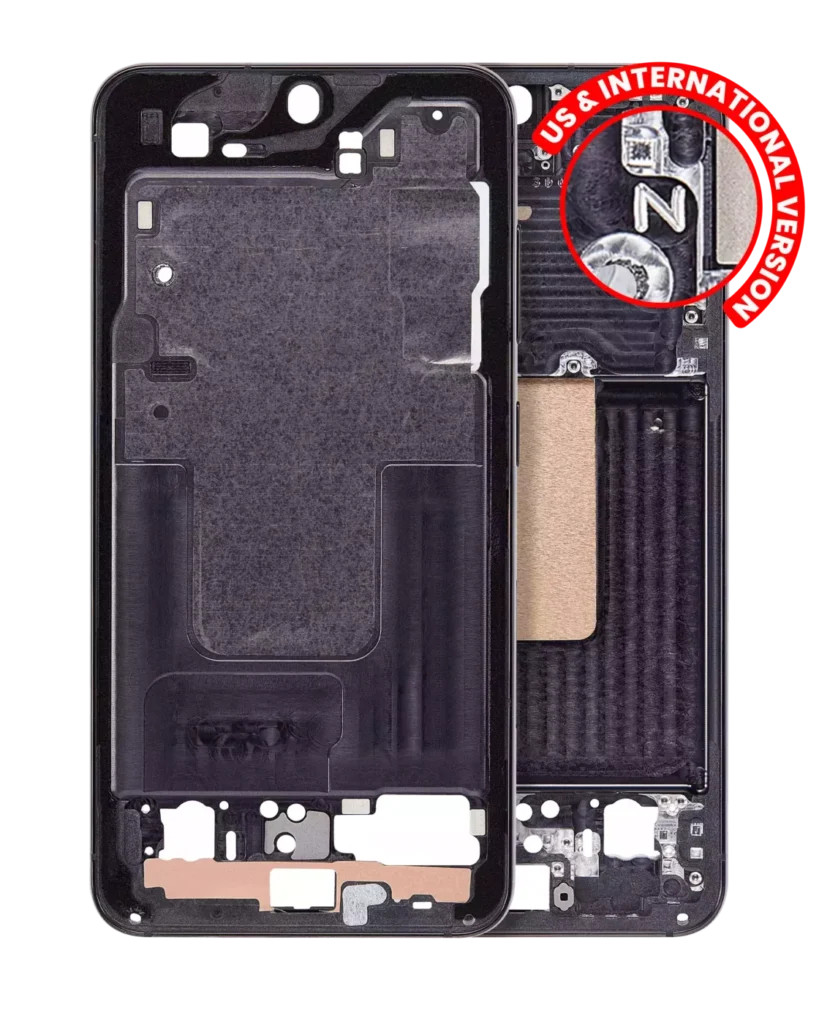 Mid-Frame Housing For Samsung Galaxy S23 5G (US & International Version) (Phantom Black)