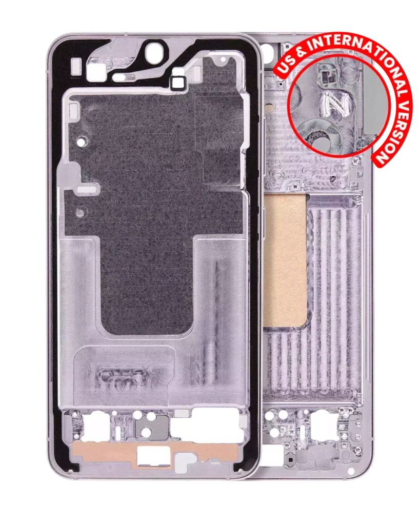 Mid-Frame Housing For Samsung Galaxy S23 5G (US & International Version) (Lavender)