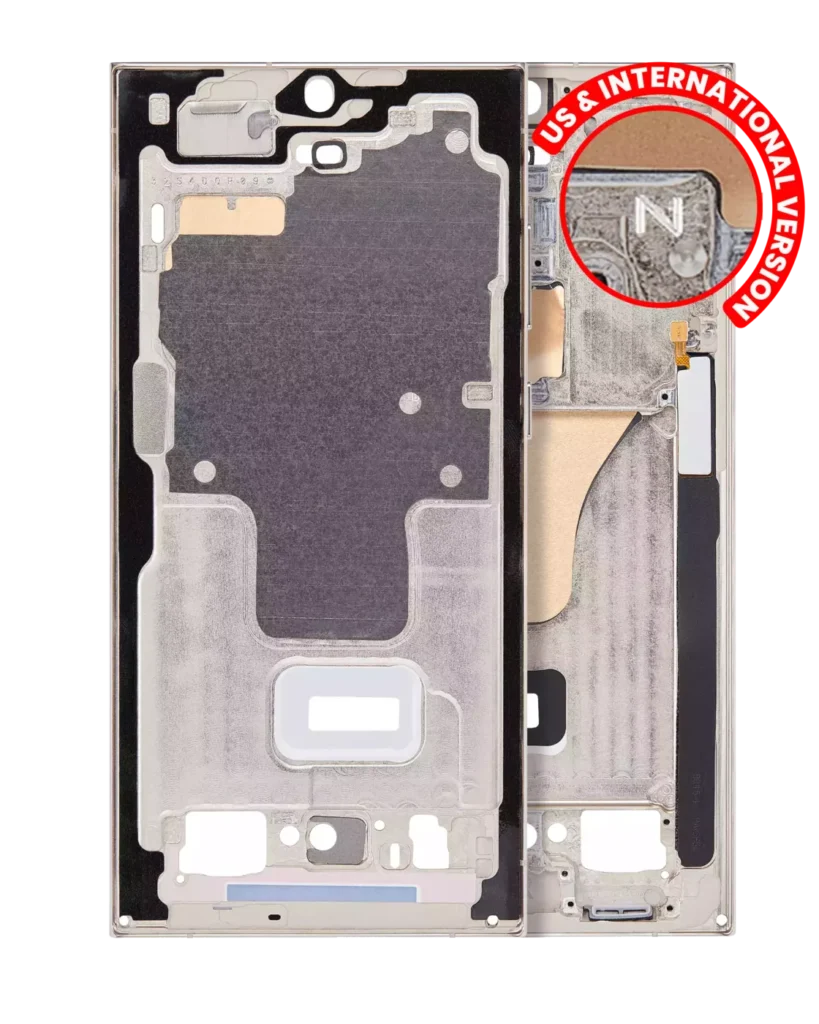Mid-Frame Housing For Samsung Galaxy S23 Ultra 5G (US & International Version) (Cream)