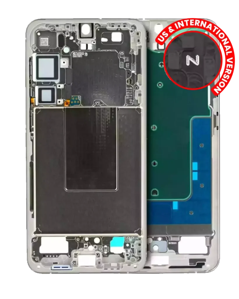 Mid-Frame Housing For Samsung Galaxy S24 Plus 5G (US & International Version) (Amber Yellow)