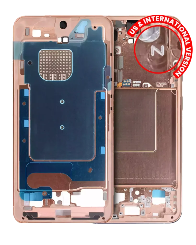 Mid-Frame Housing For Samsung Galaxy S24 5G (US & International Version) (Sandstone Orange)