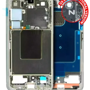 Mid-Frame Housing For Samsung Galaxy S24 5G (US & International Version) (Amber Yellow)