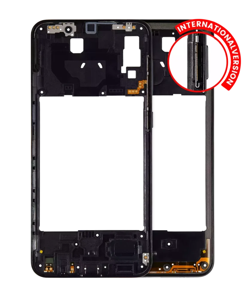 Mid-Frame Housing For Samsung Galaxy A20 (A205 / 2019) (International Version) (Black)