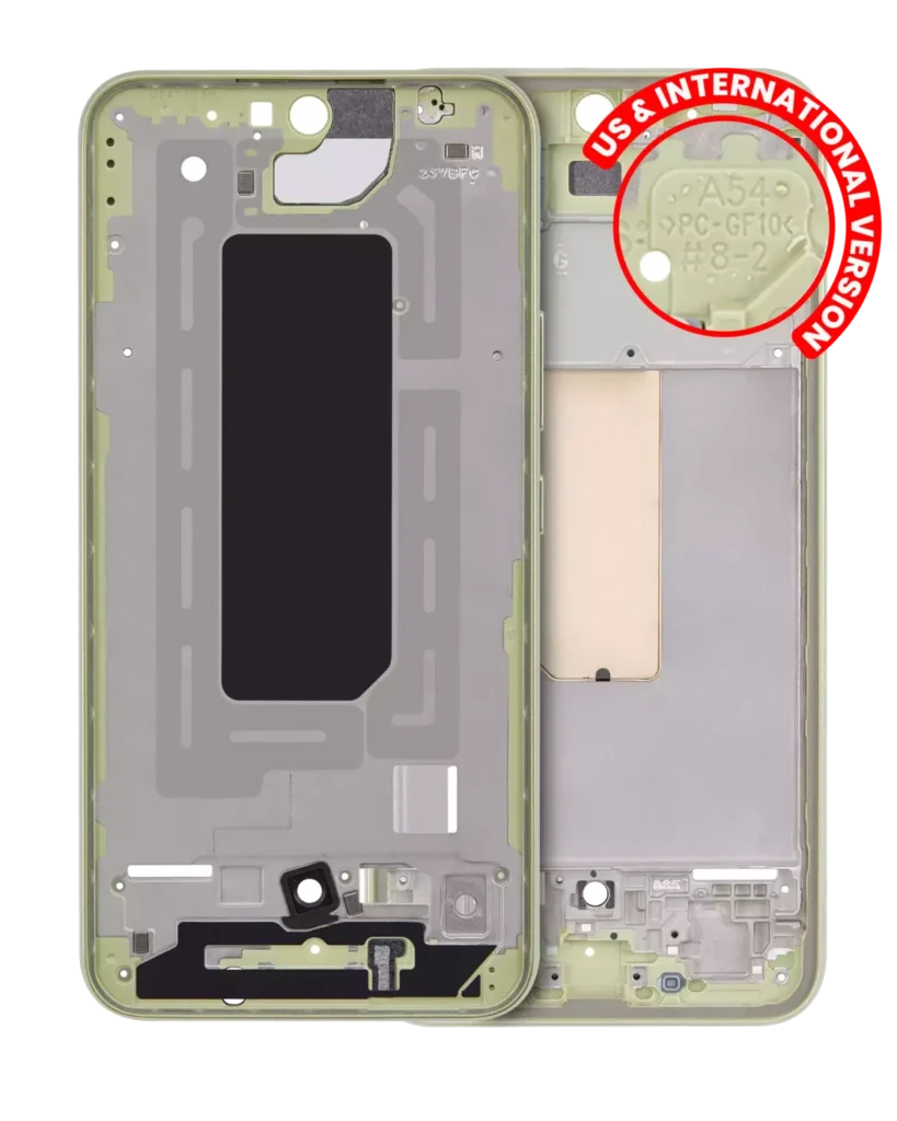 Mid-Frame Housing For Samsung Galaxy A54 5G (A546 / 2023) (US & International Version) (Lime)