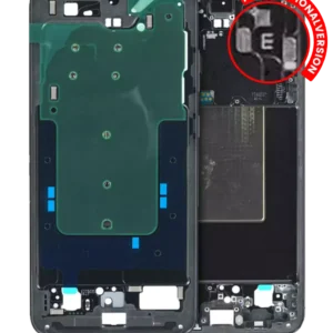 Mid-Frame Housing For Samsung Galaxy S24 Plus 5G (International version) (Service Pack) (Onyx Black)