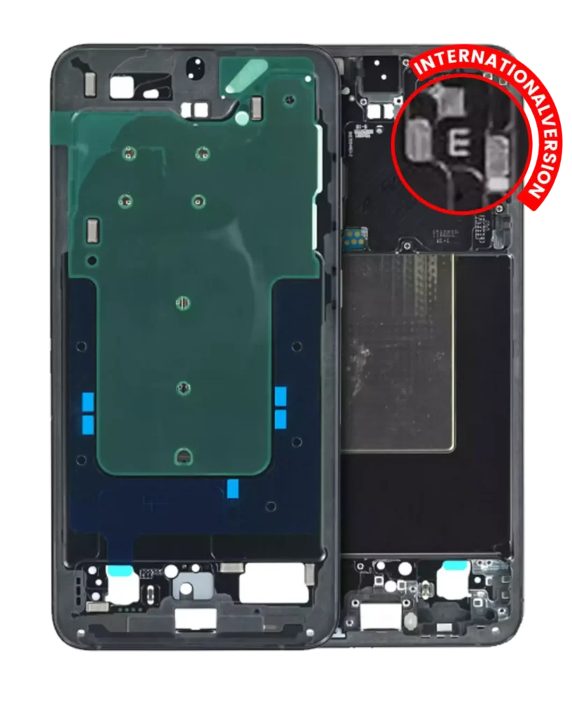 Mid-Frame Housing For Samsung Galaxy S24 Plus 5G (International version) (Service Pack) (Onyx Black)