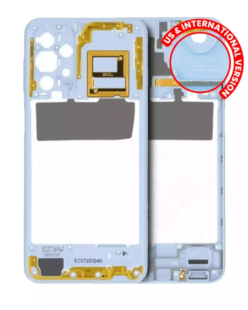Mid-Frame Housing For Samsung Galaxy A23 5G (A236B / 2022) (International Version) (White)