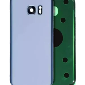 Back Cover Glass For Samsung Galaxy S7 Edge (Service Pack) (Blue)