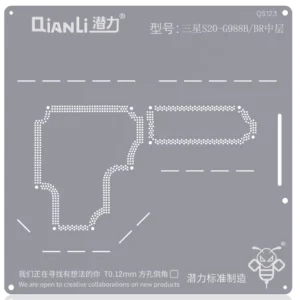 Bumblebee Stencil (QS123) For Samsung S20-G988BBR Middle Layer (Qianli)