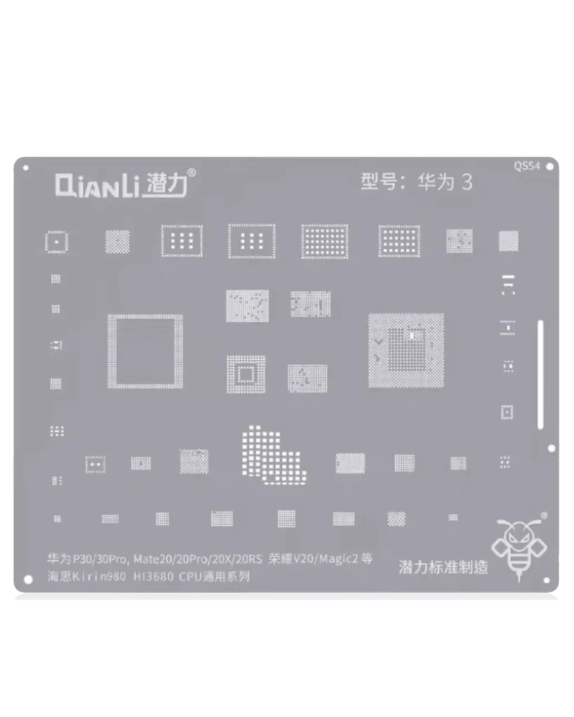 Bumblebee Stencil (QS54) For Huawei P30 / 30Pro / Mate20 / 20Pro / 20X / 20RS / Honor View 20 / Magic 2 (Kirin980) (HI3680) CPU Universal Series (Qianli)