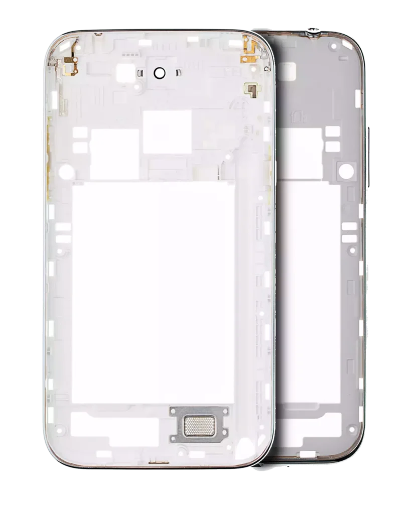 Mid-Frame Housing For Samsung Galaxy Note 2 (With Small Parts) (White)