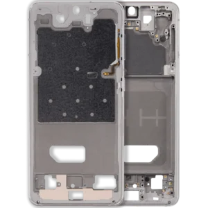 Mid-Frame Housing For For Samsung Galaxy S21 5G (Phantom White)