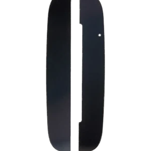 Top And Bottom Back Glass Panels For Motorola Moto Z (XT1650 / 2016) / Z Force Droid (Black)