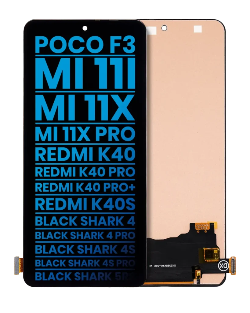 LCD Assembly Without Frame For Xiaomi Poco F3 / MI 11i / MI 11X / MI 11X Pro / Redmi K40 / K40 Pro / K40 Pro+ / K40S / Black Shark 4 / Black Shark 4 Pro / Black Shark 4S / Black Shark 4S Pro / Black Shark 5RS (Aftermarket: Incell) (All Colors)