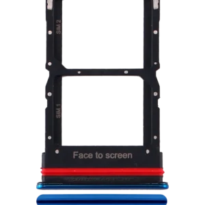 Dual Sim Card Tray For Xiaomi Mi 10 Lite 5G (Aurora Blue)