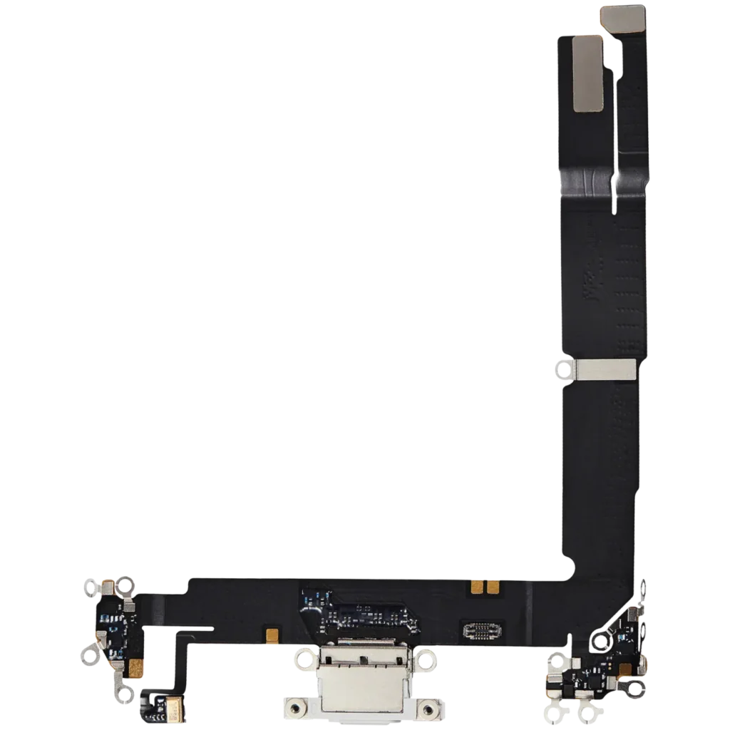 Charging Port Flex Cable For iPhone 16 Plus (Premium) (White)