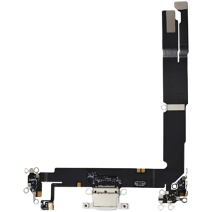 Charging Port Flex Cable For iPhone 16 Plus (Premium) (White)