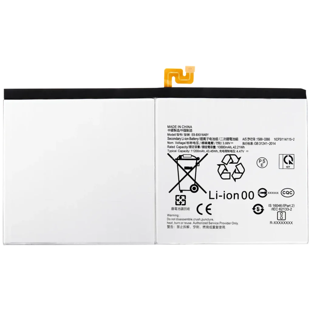 Replacement Battery For Samsung Galaxy Tab S9 Ultra 14.6" (X910 / X916) (2023) (EB-BX916ABY)
