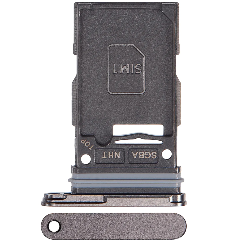 Single Sim Card Tray For Samsung Galaxy S24 FE 5G (Premium) (Graphite)
