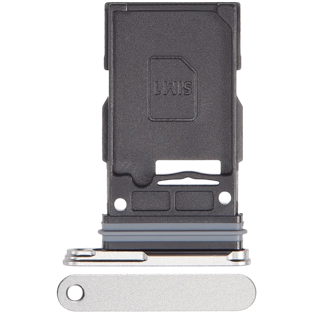 Single Sim Card Tray For Samsung Galaxy S24 FE 5G (Premium) (Gray)