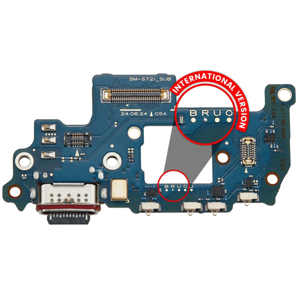 Charging Port Board For Samsung Galaxy S24 FE 5G (S721R) (International Version) (Premium)