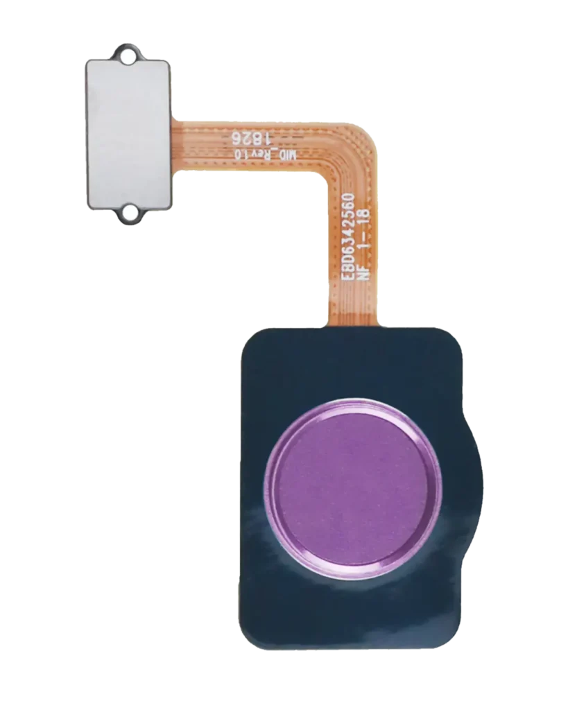 Fingerprint Reader With Flex Cable For LG Q7 Alpha / Q7 Plus (Lavender Violet)