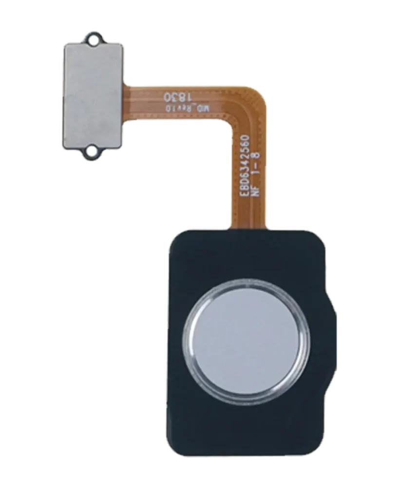 Fingerprint Reader With Flex Cable For LG Q7 Alpha / Q7 Plus (Silver)