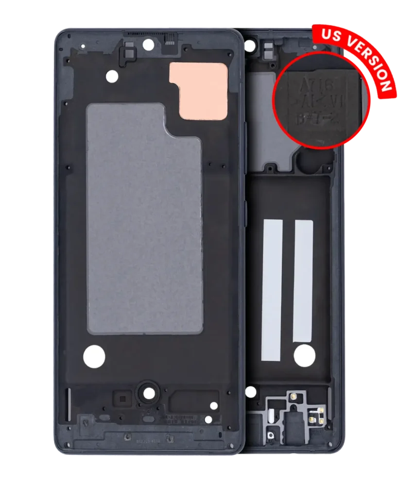 Mid-Frame Housing For Samsung Galaxy A71 5G (US Version) (Prism Cube Black)