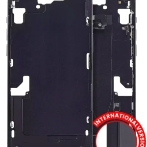 Mid-Frame Housing W/ Small Parts For iPhone 15 Plus (EU / Global Version) (Aftermarket Plus) (Black)