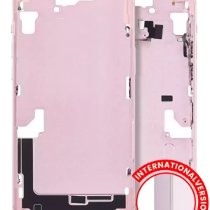 Mid-Frame Housing W/ Small Parts For iPhone 15 Plus (EU / Global Version) (Aftermarket Plus) (Pink)