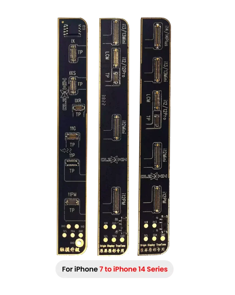 DLZ R200 True Tone Restore Programmer Boards Set with iPhone 7 to iPhone 14 Plus ( Pack of 3)