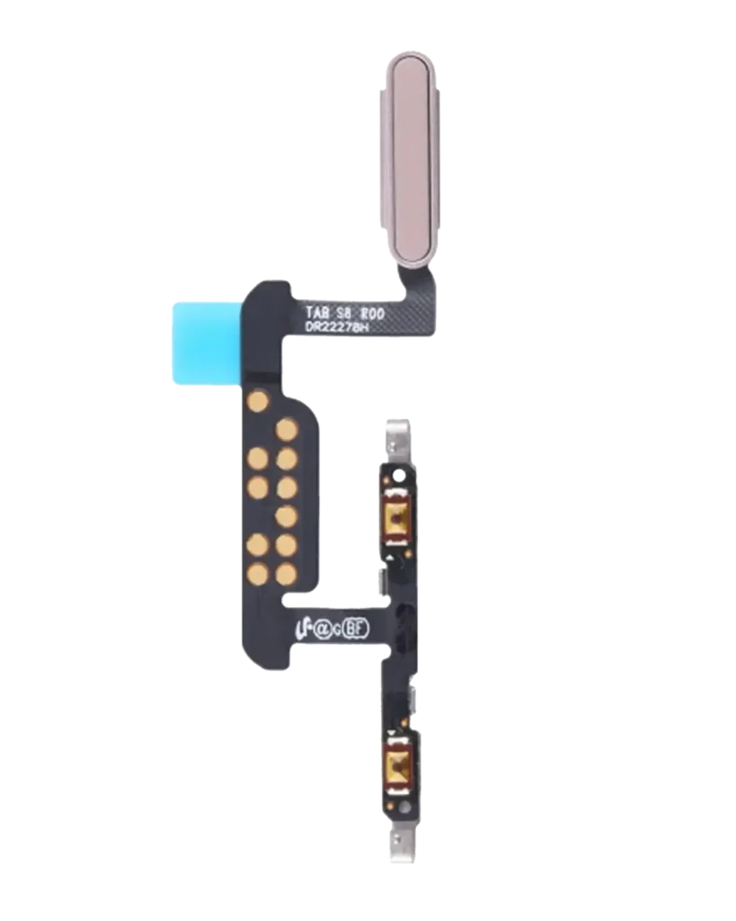 Fingerprint Sensor Cable With Flex For Samsung Galaxy Tab S8 (X700 / X706) (2022) (Pink Gold)