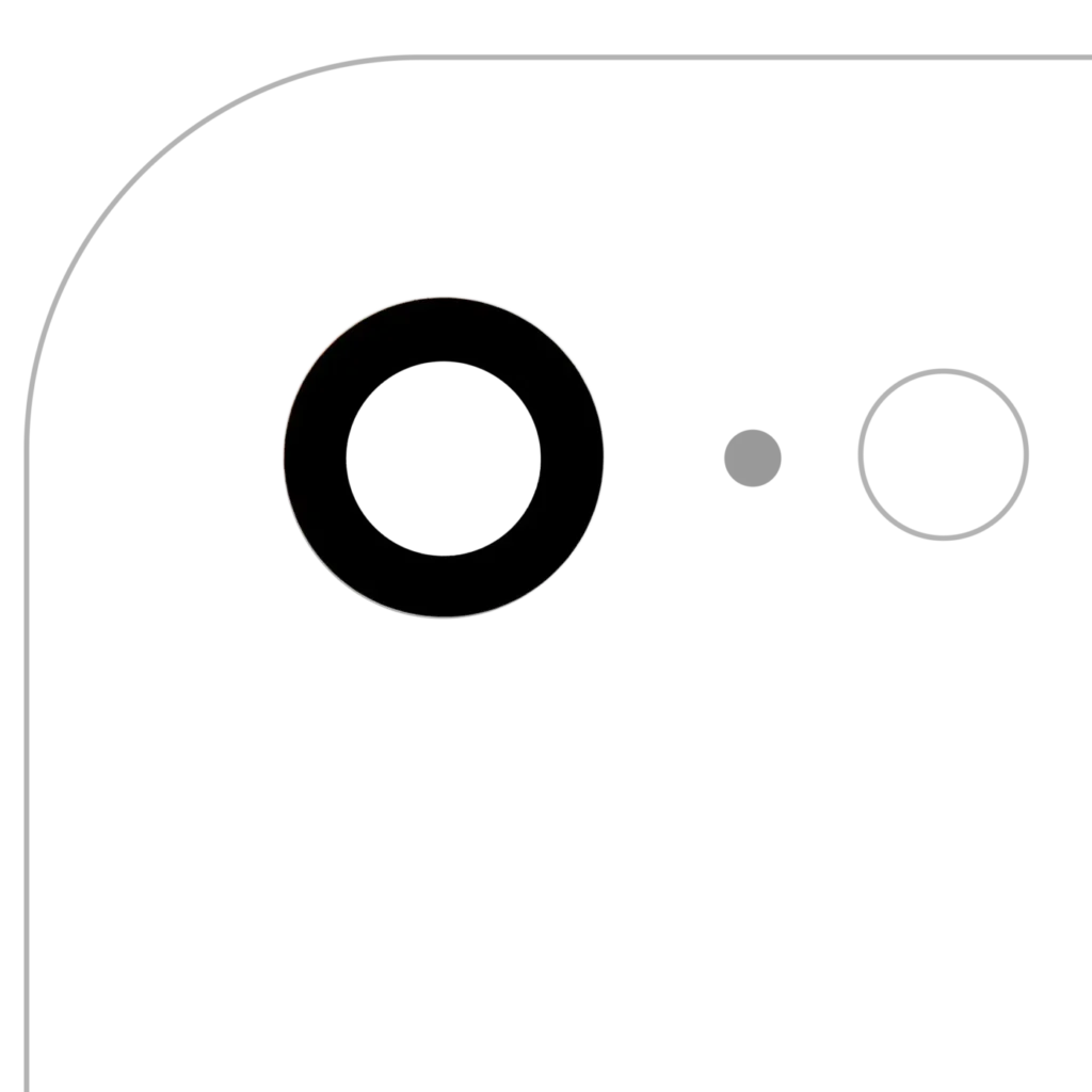 Back Camera Lens With Adhesive (Glass Only) For iPhone 7 / 8 / SE (2020) / SE (2022) (Aftermarket Plus) (10 Pack)