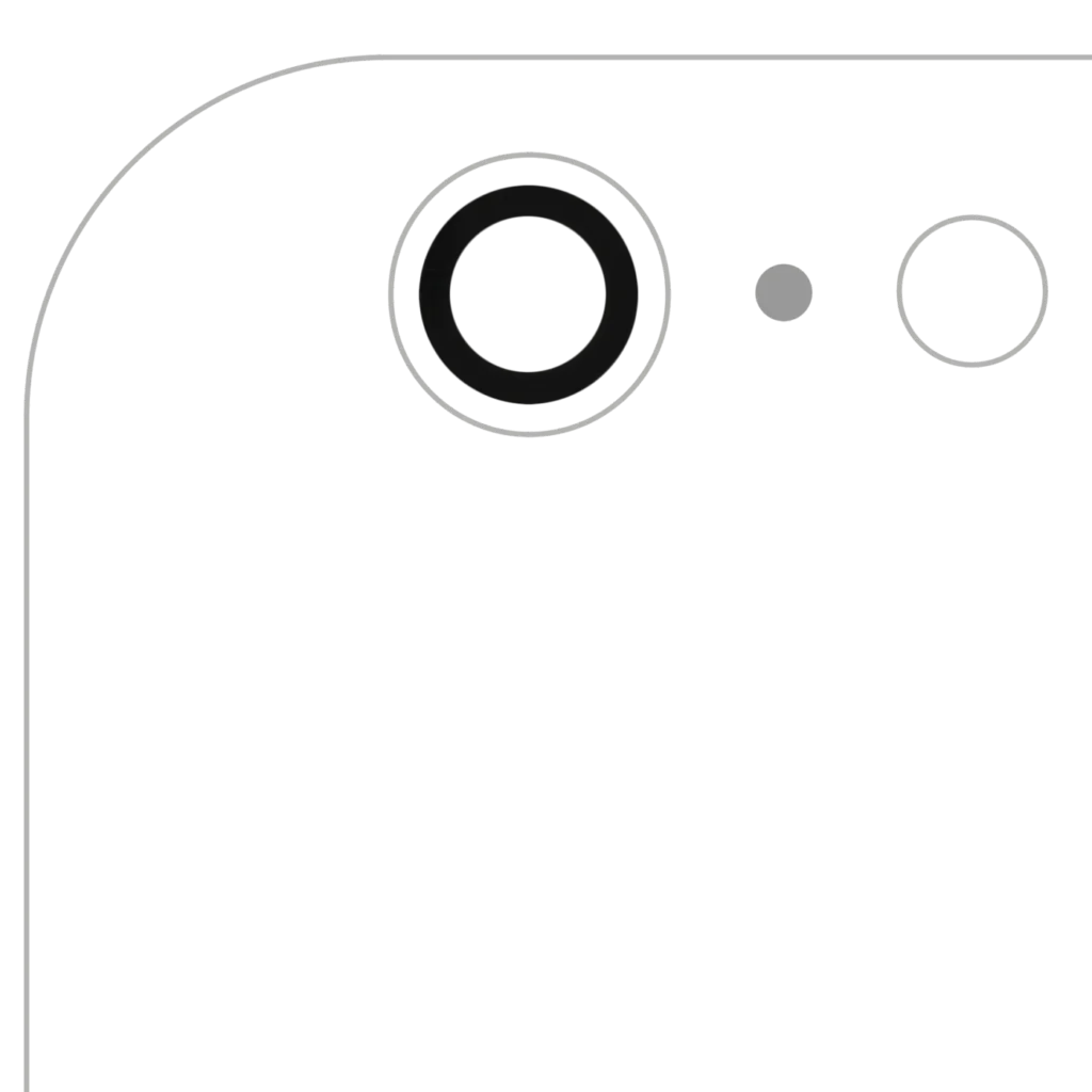 Back Camera Lens (Glass Only) With Adhesive For iPhone 6 Plus / 6S Plus (Real Sapphire) (Premium) (All Colors) (10 Pack)