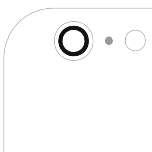 Back Camera Lens (Glass Only) With Adhesive For iPhone 6 Plus / 6S Plus (Real Sapphire) (Premium) (All Colors) (10 Pack)