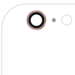 Back Camera Lens For iPhone 6 Plus / 6S Plus (Real Sapphire) (Premium) (Rose Gold) (10 Pack)