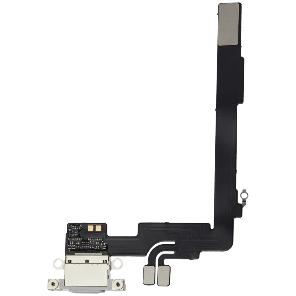 Charging Port Flex Cable For iPhone 16 Pro Max (Aftermarket Plus) (White Titanium)