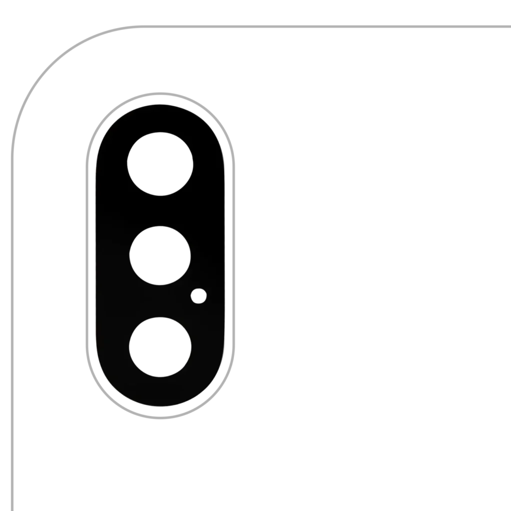 Back Camera Lens (Glass Only) With Adhesive For iPhone XS / XS Max (All Colors) (10 Pack) (Aftermarket Plus)