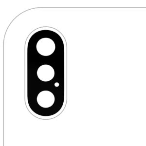 Back Camera Lens (Glass Only) With Adhesive For iPhone XS / XS Max (All Colors) (10 Pack) (Aftermarket Plus)