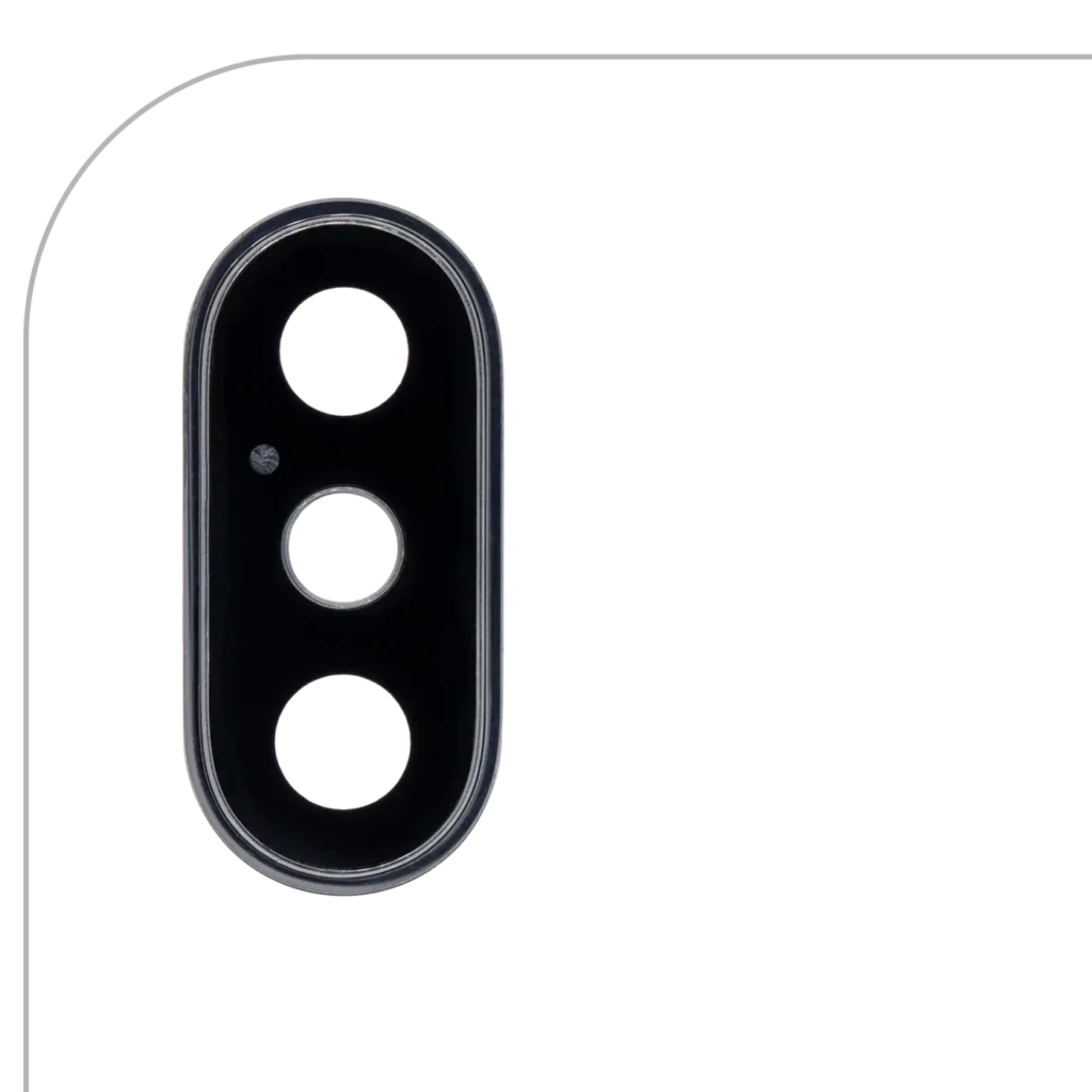 Back Camera Lens With Bracket & Bezel For iPhone XS / XS Max (Real Sapphire ) (Premium) (Space Gray)