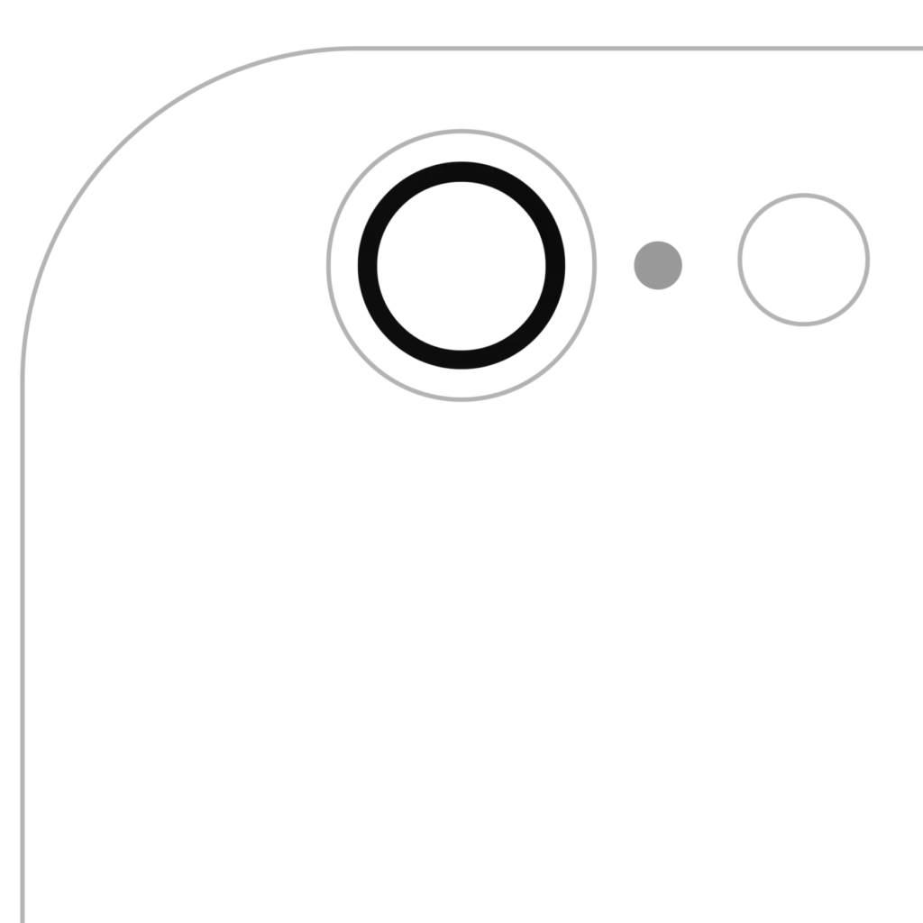 Back Camera Lens (Glass Only) With Adhesive For iPhone 6 / 6S (Real Sapphire) (Premium) (All Colors) (10 Pack)