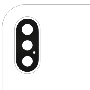 Back Camera Lens With Adhesive (Glass Only) For iPhone X (Aftermarket Plus) (10 Pack)