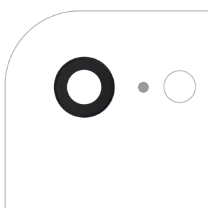 Back Camera Lens With Bracket & Bezel For iPhone 7 (Real Sapphire) (Premium) (10 Pack)