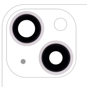 Back Camera Lens With Bracket & Bezel For iPhone 13 / 13 Mini ( 2 Piece Set) (Aftermarket Plus) (Pink)