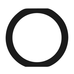 Home Button Gasket For iPad Mini 3 / Air 2 / Pro 9.7" (Black) (10 Pack)