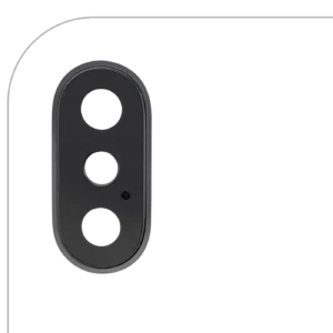 Back Camera Lens With Bracket & Bezel For iPhone X (Real Sapphire) (Premium) (Space Gray)