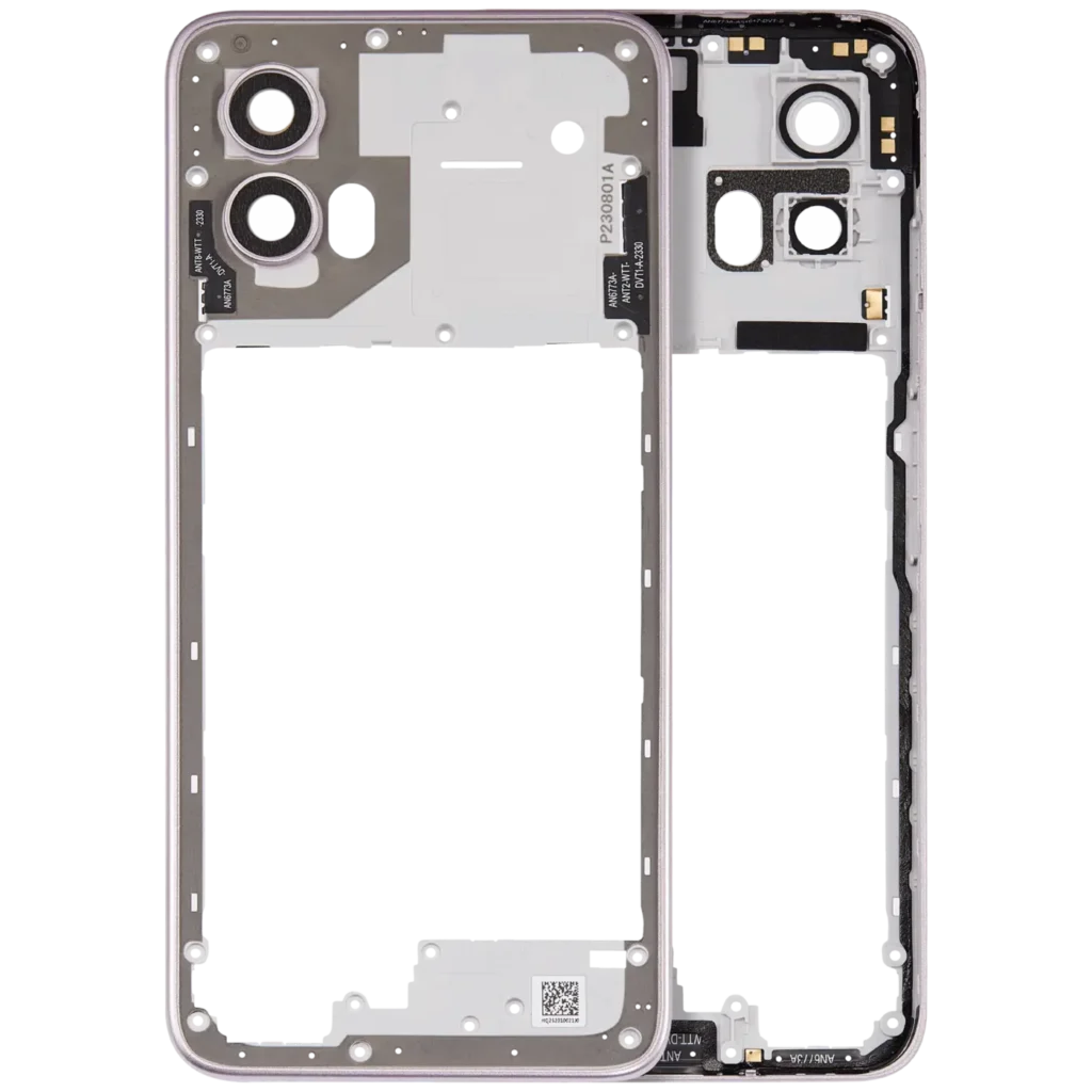 Mid-Frame Housing For Moto G Power 5G (XT2415 / 2024) (Pale Lilac)