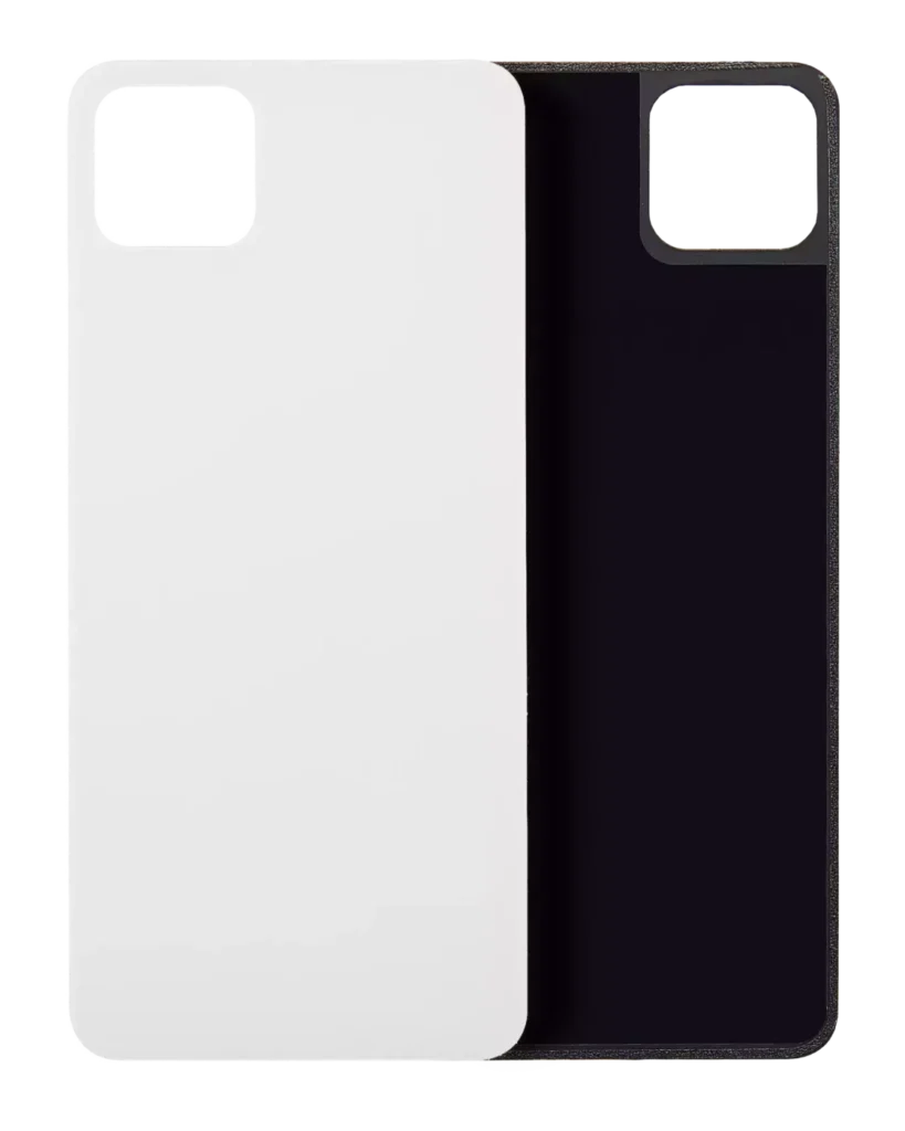 Back cover Glass For Google Pixel 4 (Clearly White)