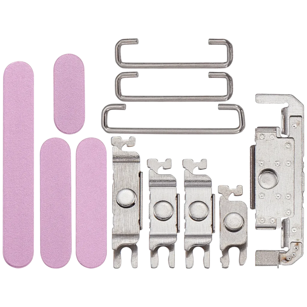 Hard Buttons (Power / Volume / Switch) For iPhone 16 / 16 Plus (Pink)